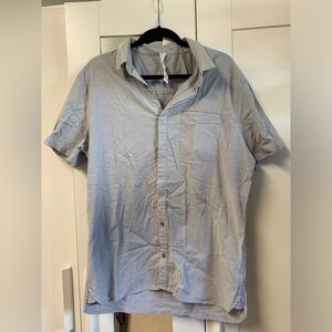 Lululemon Button Down Short Sleeve Shirt